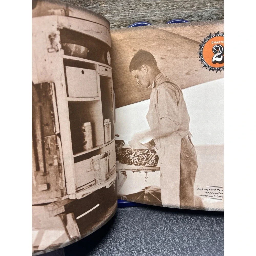 The Texas Cowboy Cookbook: A‎ History in Recipes and Photos first edition PB